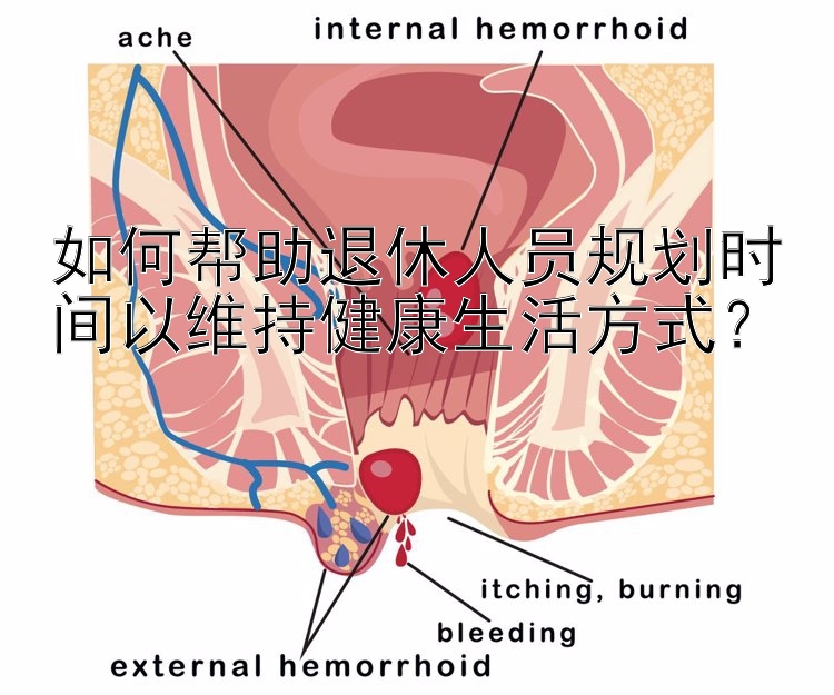 如何帮助退休人员规划时间以维持健康生活方式？