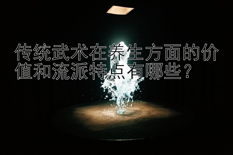 传统武术在养生方面的价值和流派特点有哪些？