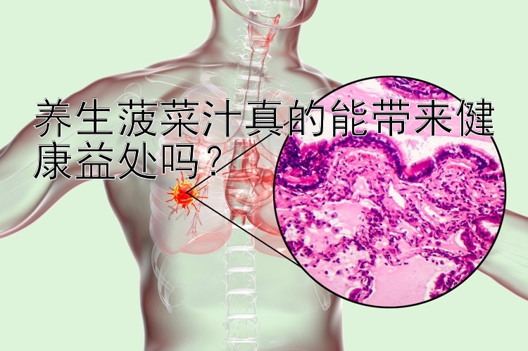 养生菠菜汁真的能带来健康益处吗？