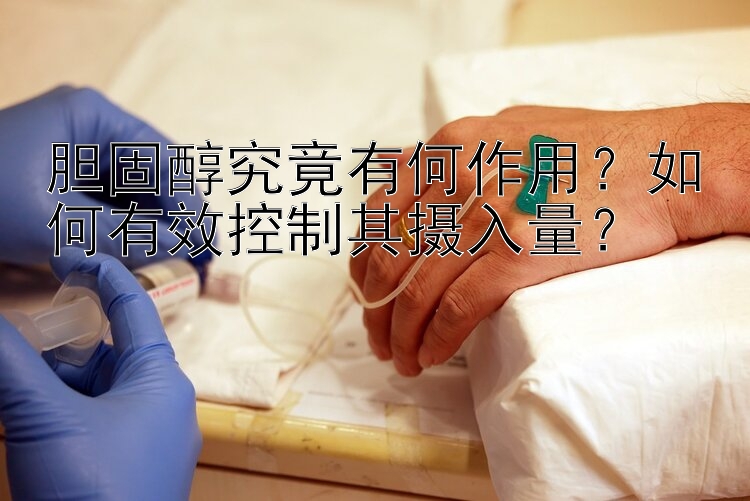 胆固醇究竟有何作用？如何有效控制其摄入量？